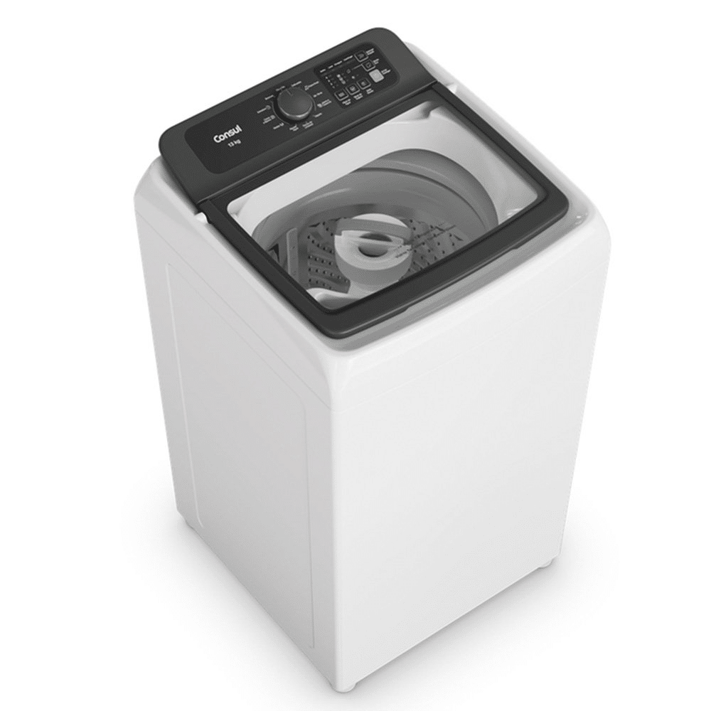 Máquina de lavar roupas Consul 13kg CWN13AB com painel fácil de usar.