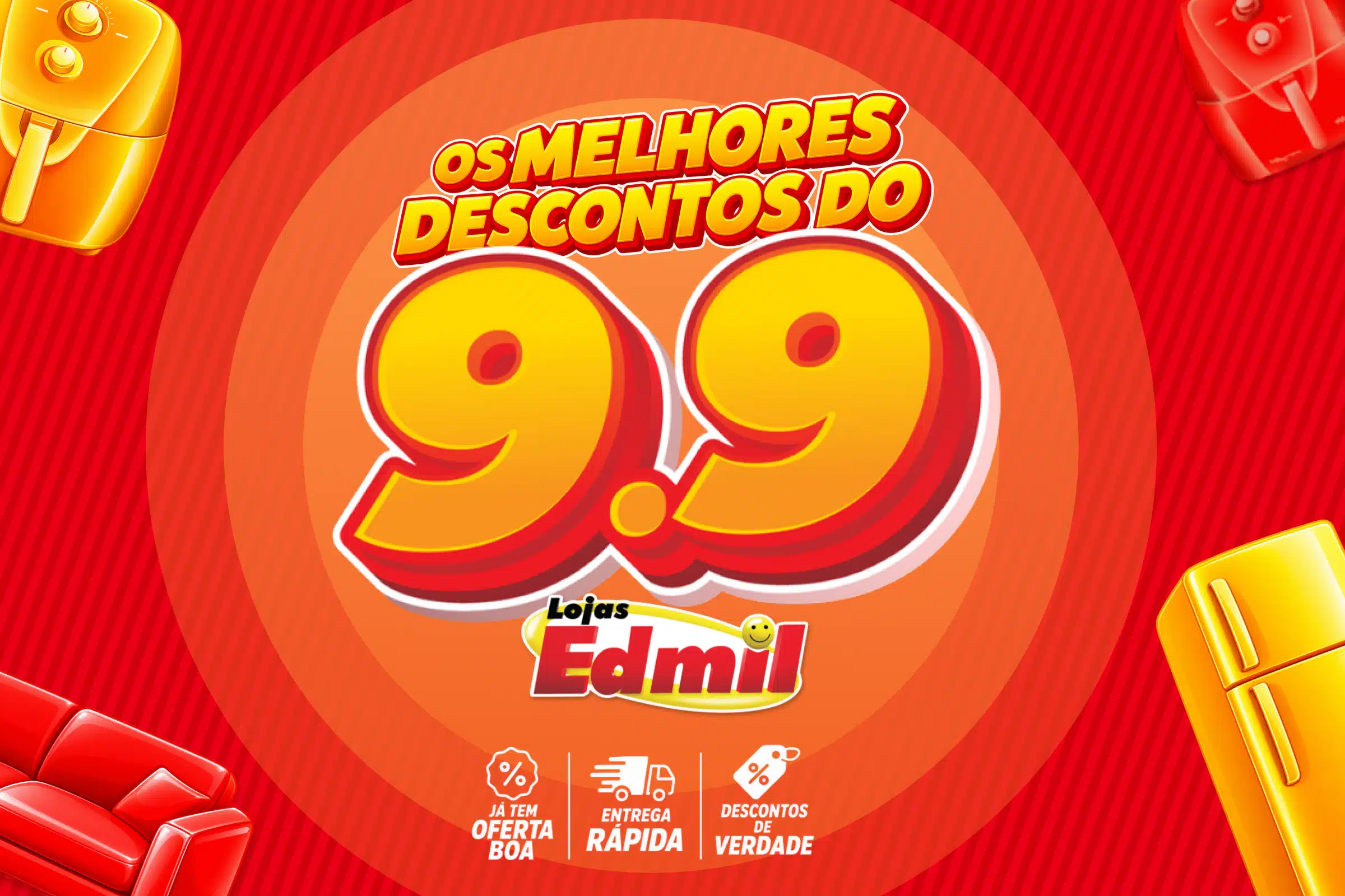 Arte da promoção da data dupla 9.9